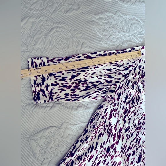 Apt. 9 Black and White 3/4 Sleeve Button Down Shirt - Picture 10 of 10